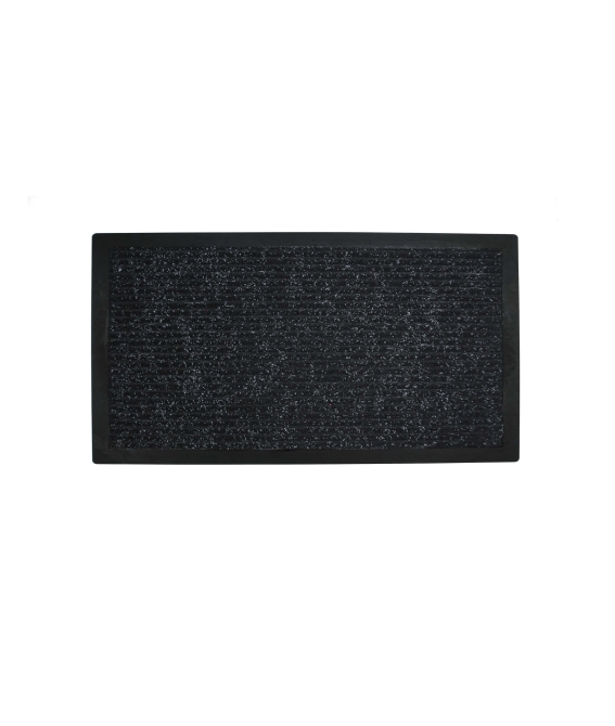 Dekoratif Nem Alıcı Toz Alıcı Siyah Kapı Önü Paspası 462703 - 5