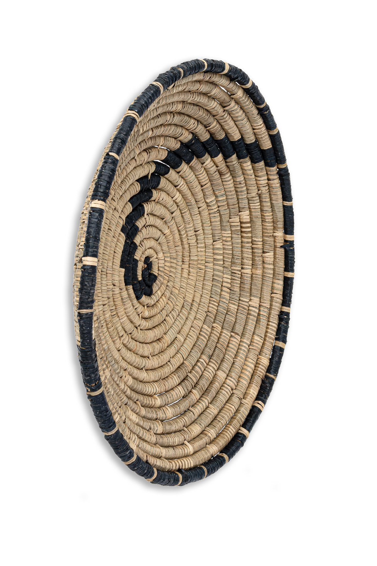 Koza Home - Meander Bambu Afrikan El Yapımı Fibonacci Duvar Tabağı 60cm 8912 (1)