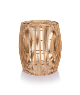 Koza Home - Meander Dekoratif El Yapımı Bambu Rattan Orta Sehpa 47x55x43 8933